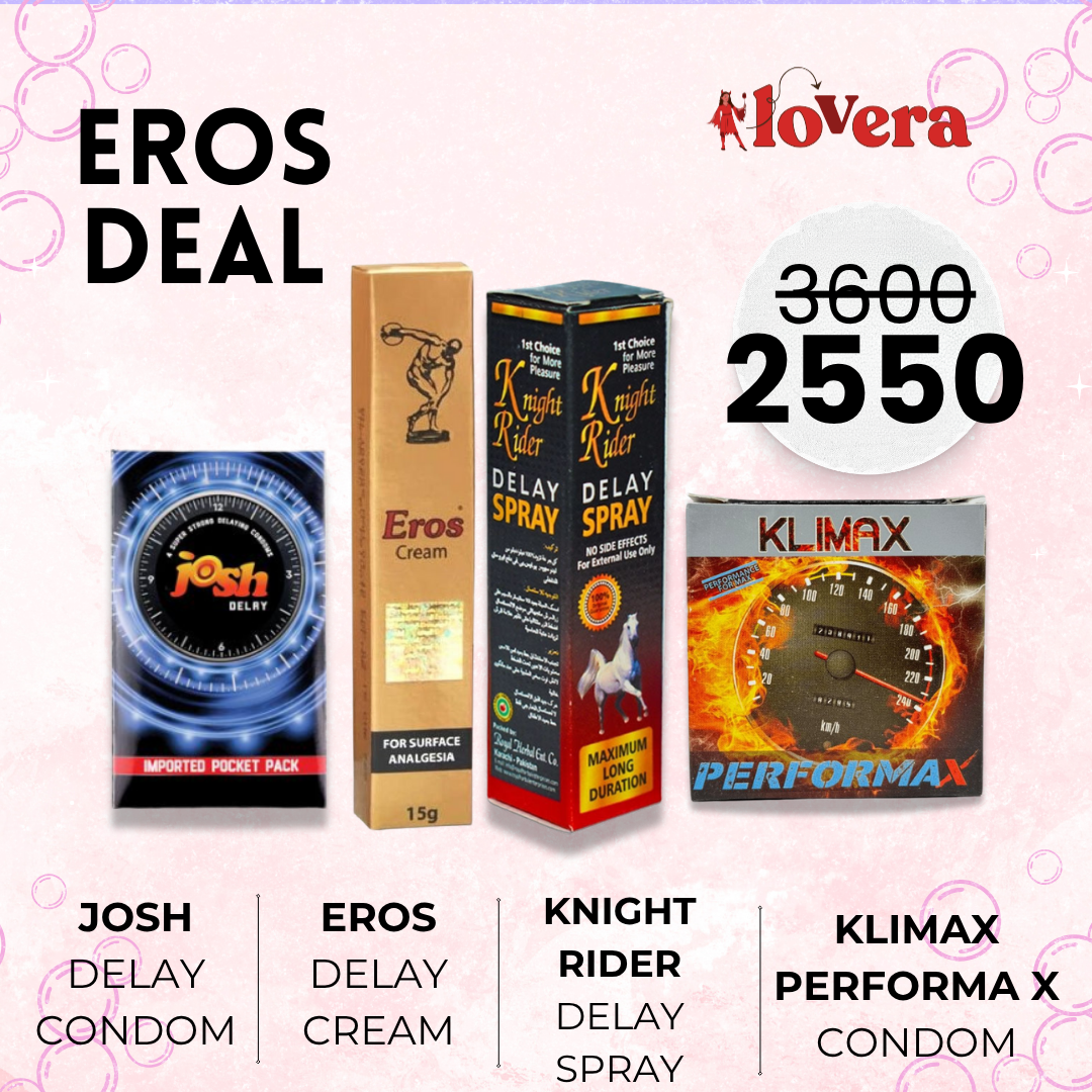 Lovera Josh, Eros, Spray and Klimax Condoms Deal