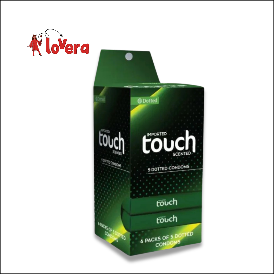 Touch Dotted Condoms Complete Box