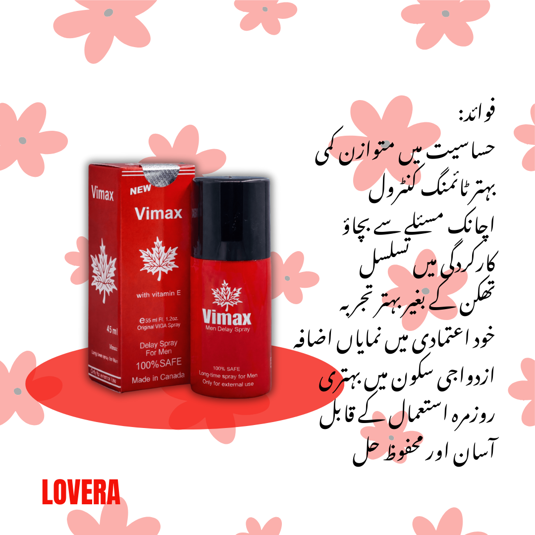 Vimax Delay Timing Spray