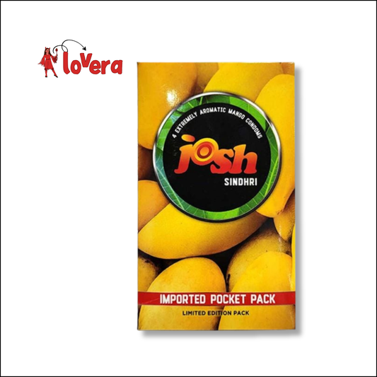 Josh Flavored Mango Condoms Pack of 3
