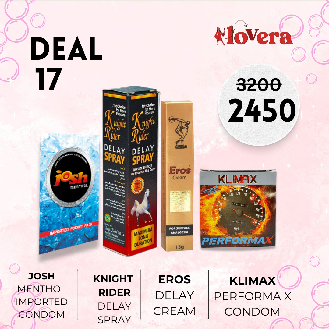 Lovera Josh, Spray, Eros Cream and Klimax Condoms Deal
