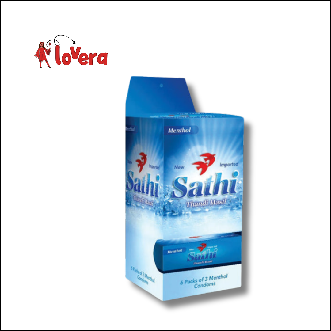 Sathi Menthol Complete Box of 18 Condoms