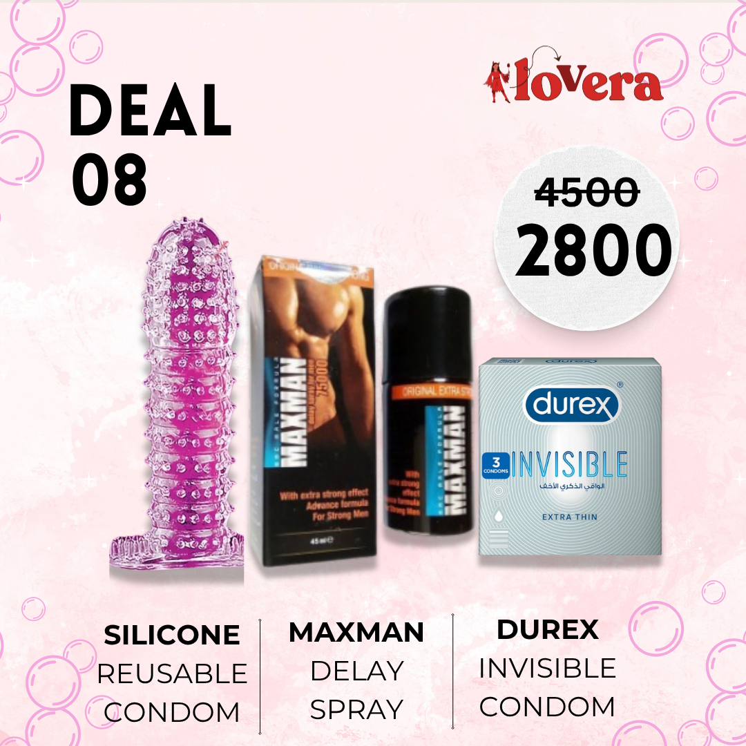 Lovera Spray, Reusable Condom and Durex Deal