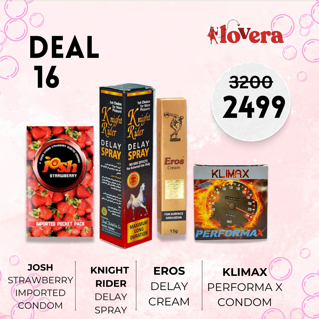 Lovera Josh Condoms, Spray, Eros and Klimax Condoms Deal
