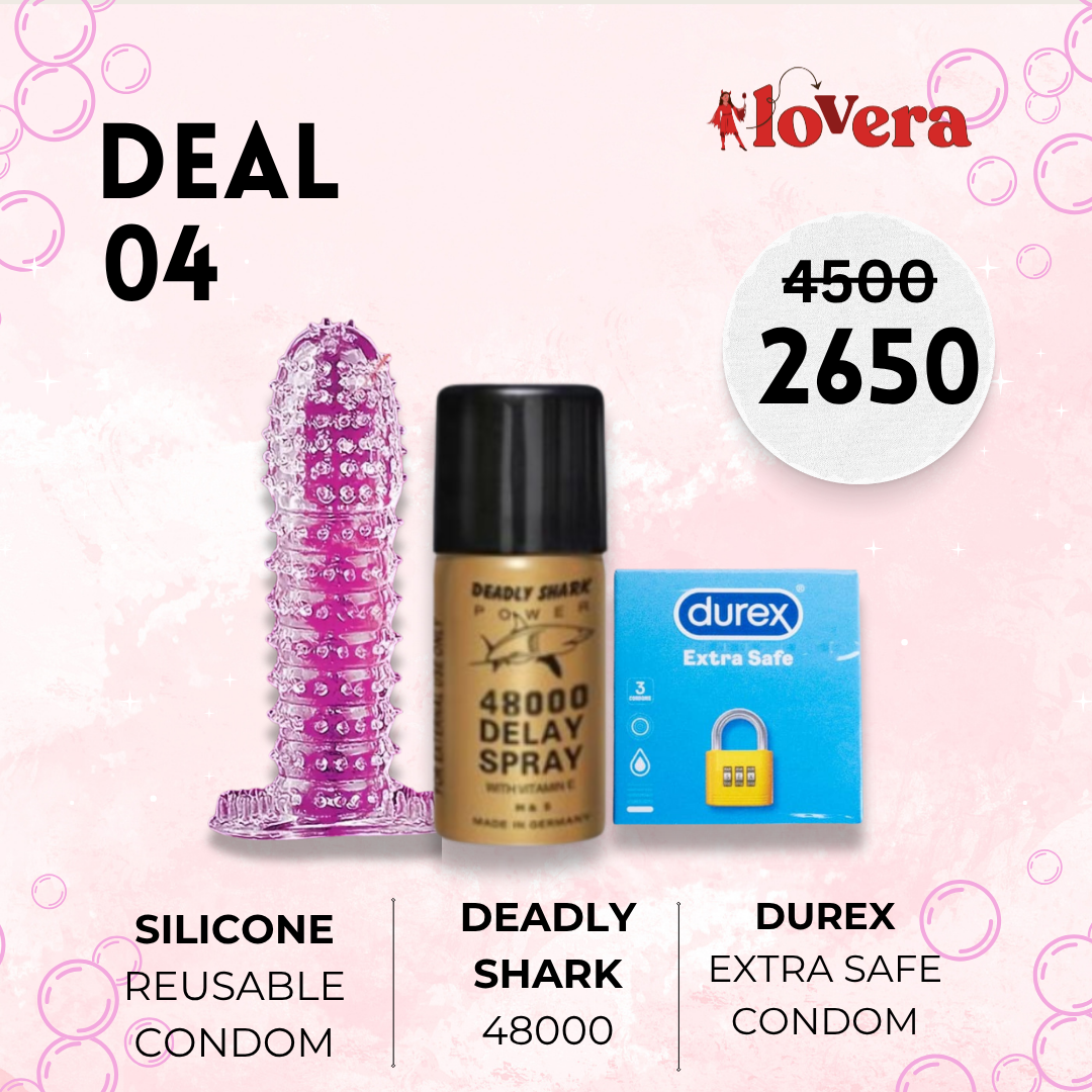 Lovera Spray, Reusable Condom and Durex Deal