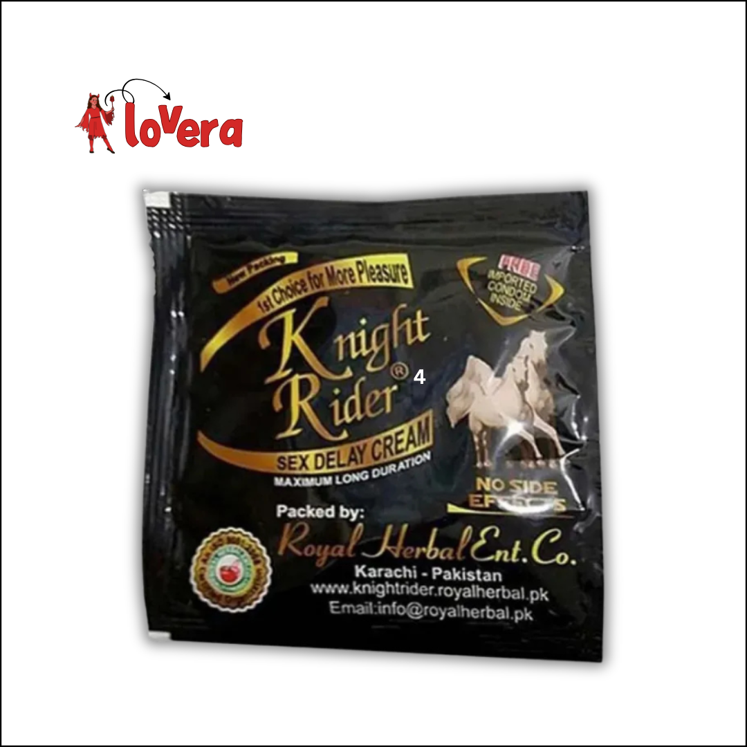 Knight Rider Condom with Delay Cream